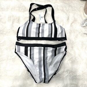 Size small stripped swimsuit
